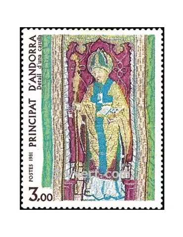 n° 297 -  Timbre Andorre Poste