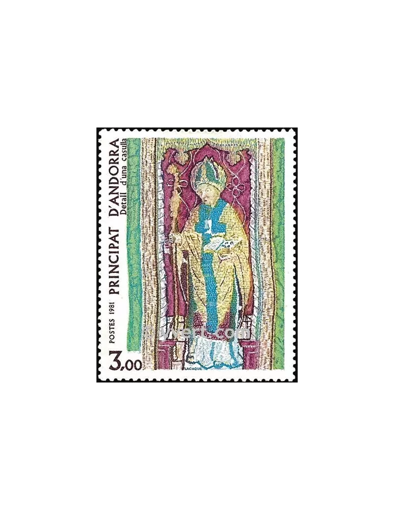 n° 297 -  Timbre Andorre Poste
