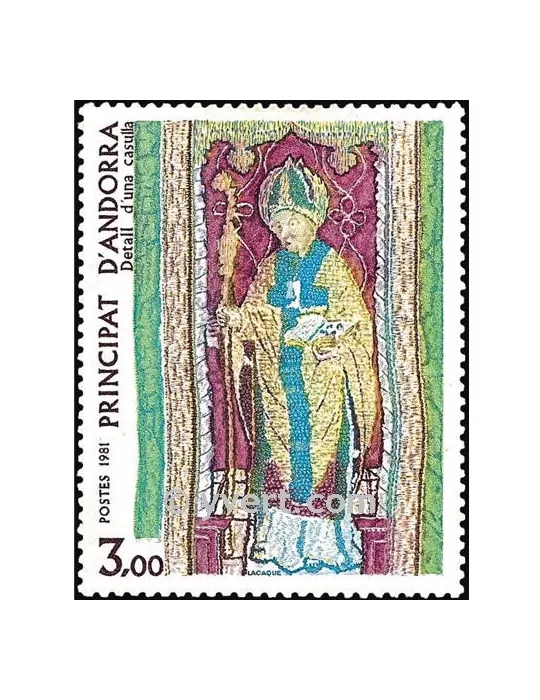 n° 297 -  Timbre Andorre Poste