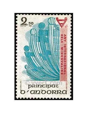 n° 299 -  Timbre Andorre Poste