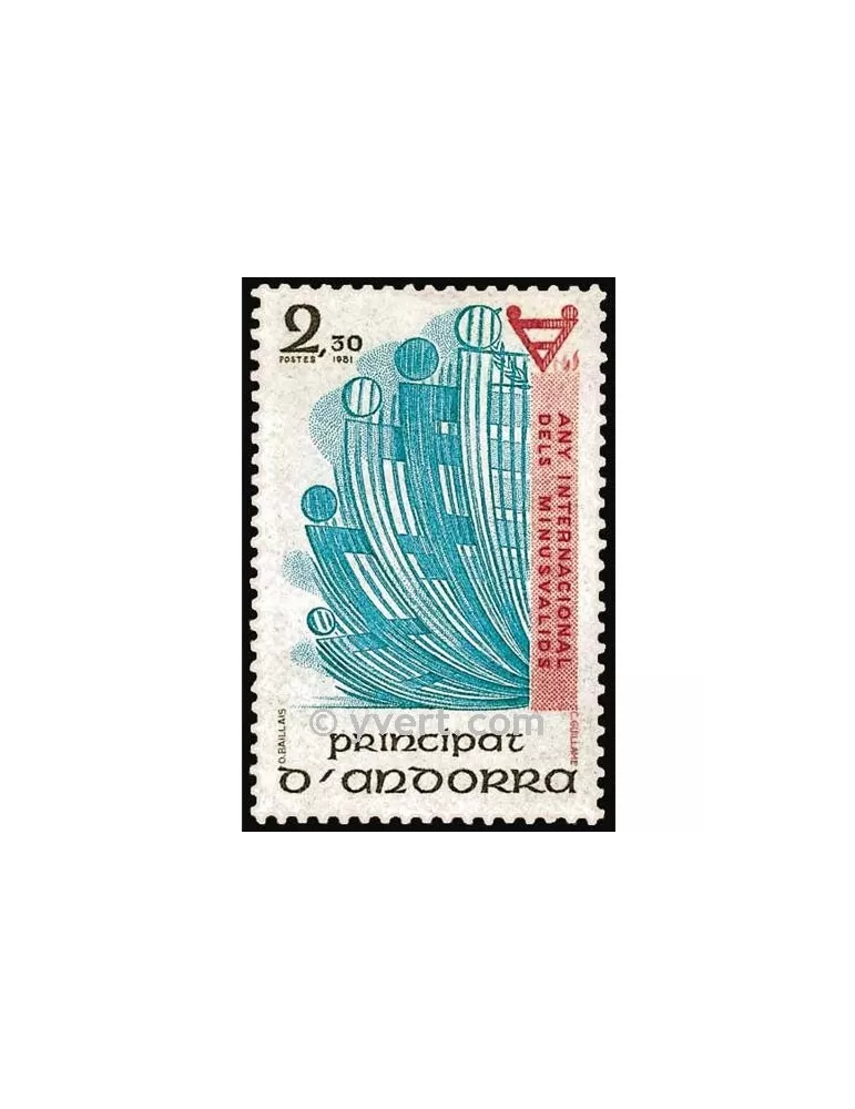 n° 299 -  Timbre Andorre Poste
