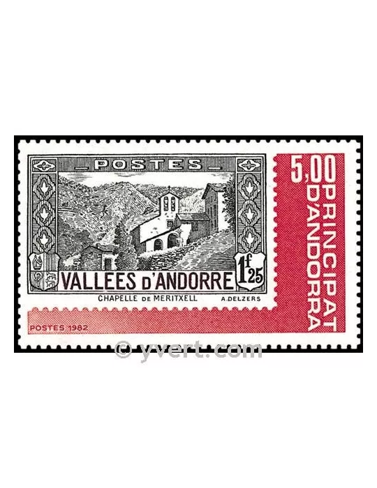 n° 304 -  Timbre Andorre Poste