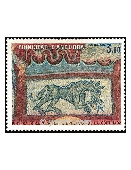 n° 305 -  Timbre Andorre Poste