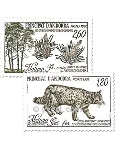 n° 306/307 -  Timbre Andorre Poste