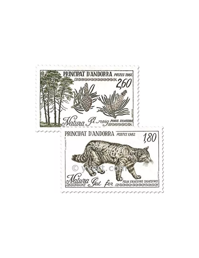 n° 306/307 -  Timbre Andorre Poste