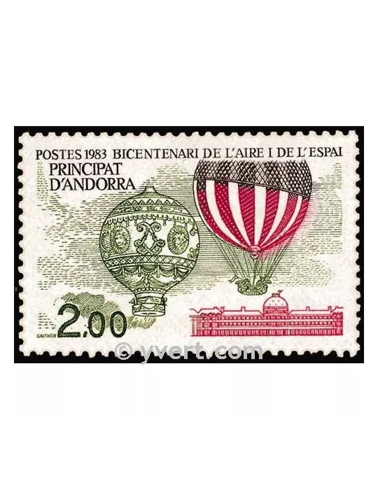n° 310 -  Timbre Andorre Poste