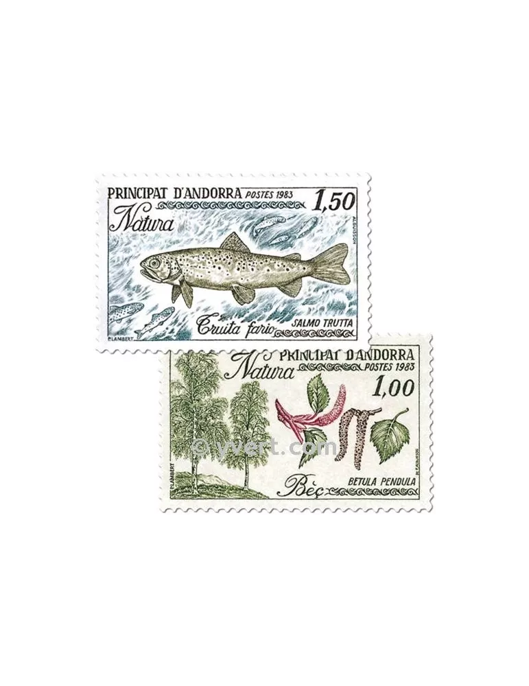 n° 311/312 -  Timbre Andorre Poste