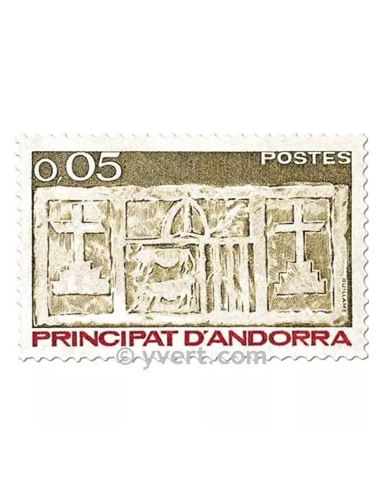 n° 316/324 -  Timbre Andorre Poste