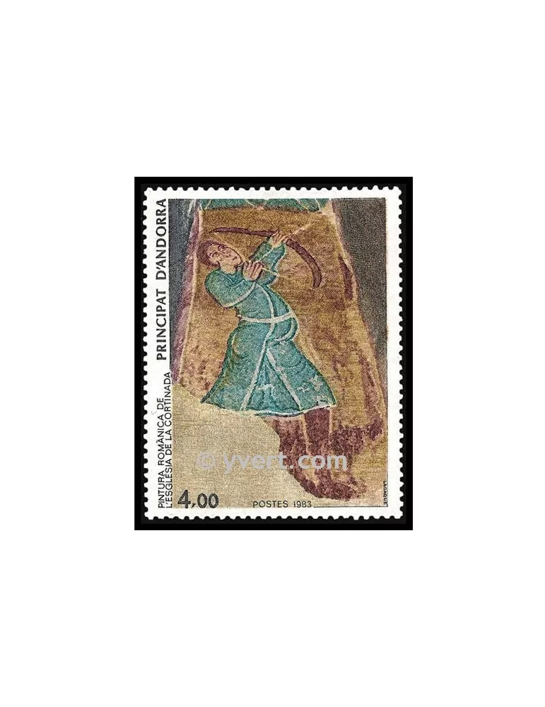 n° 325 -  Timbre Andorre Poste