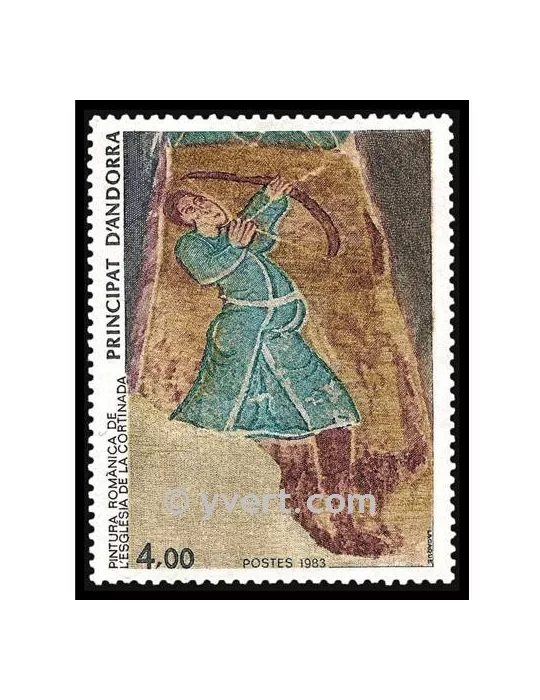 n° 325 -  Timbre Andorre Poste