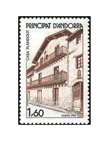 n° 326 -  Timbre Andorre Poste
