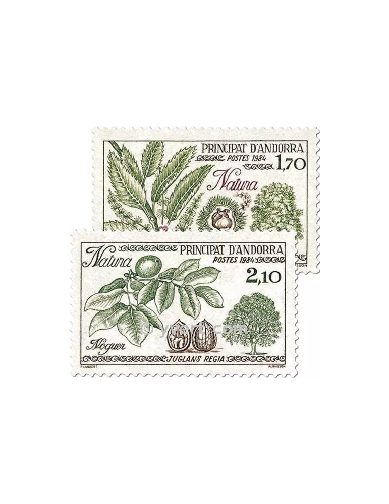 n° 331/332 -  Timbre Andorre Poste