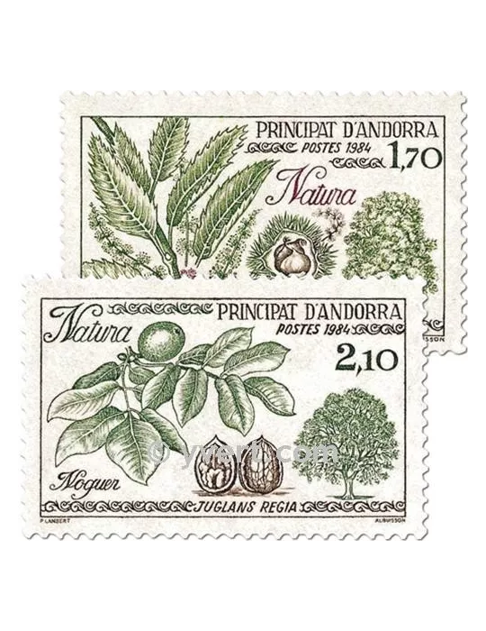 n° 331/332 -  Timbre Andorre Poste
