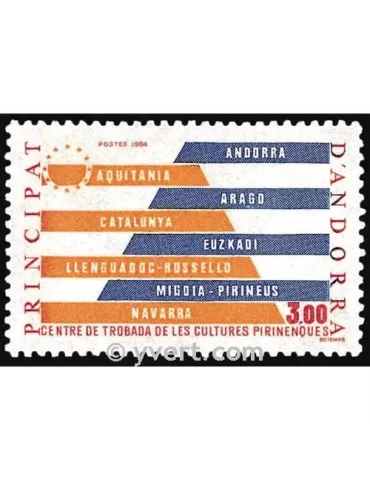 n° 333 -  Timbre Andorre Poste