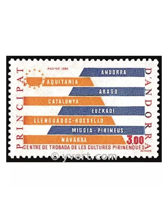 n° 333 -  Timbre Andorre Poste