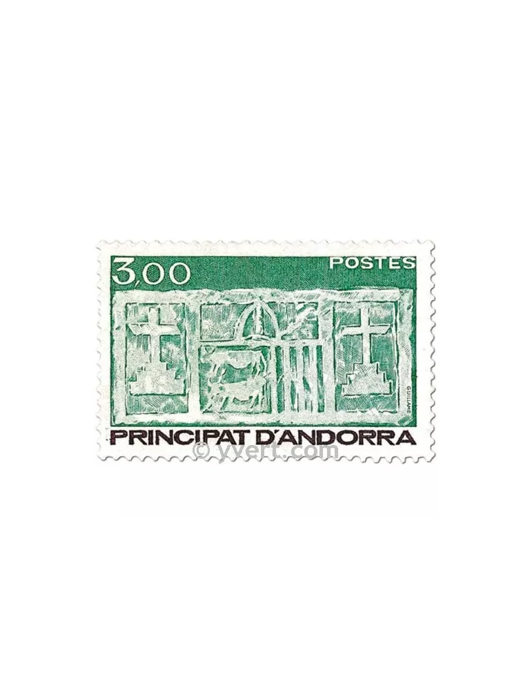 n° 335/336 -  Timbre Andorre Poste