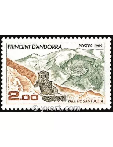 n° 338 -  Timbre Andorre Poste