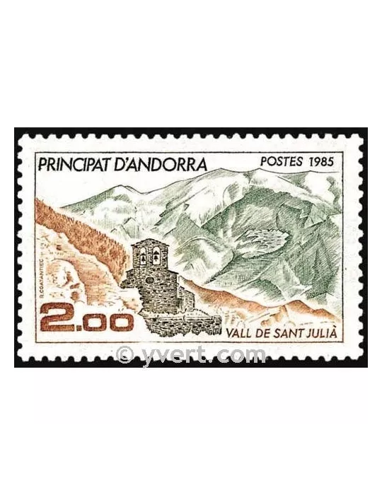 n° 338 -  Timbre Andorre Poste