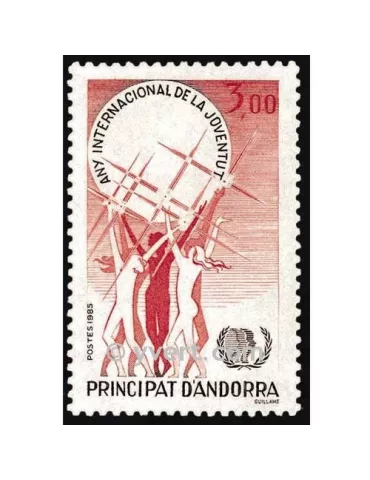 n° 341 -  Timbre Andorre Poste