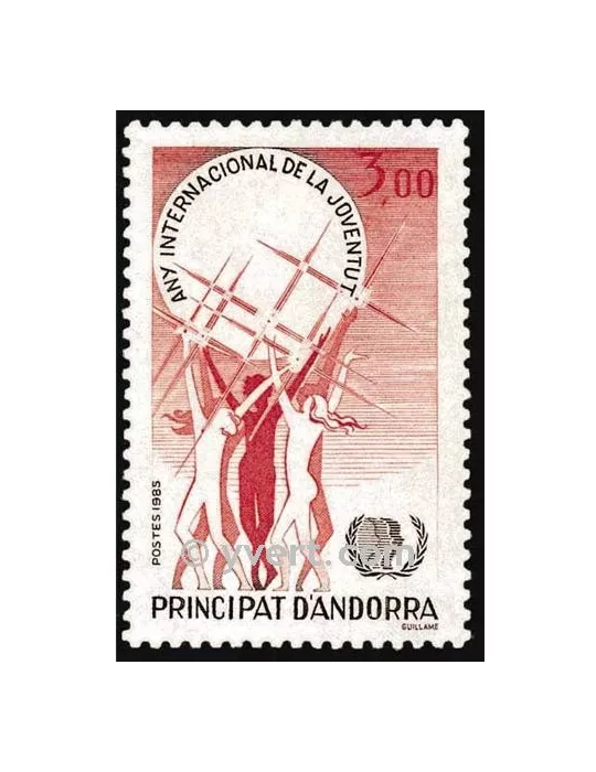 n° 341 -  Timbre Andorre Poste