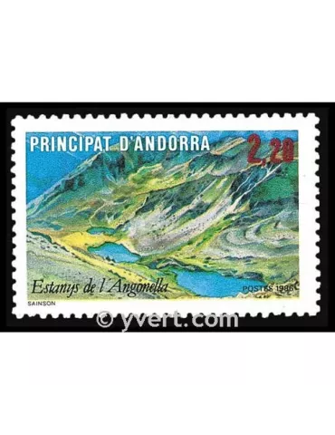 n° 351 -  Timbre Andorre Poste
