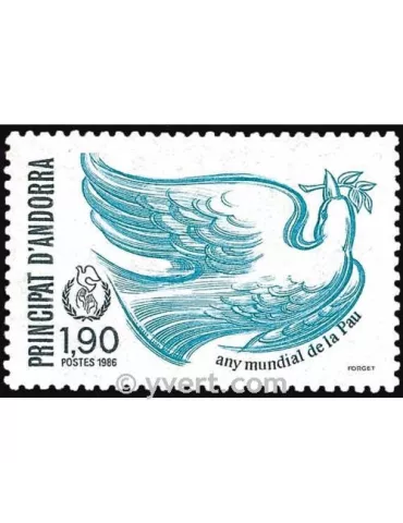 n° 353 -  Timbre Andorre Poste