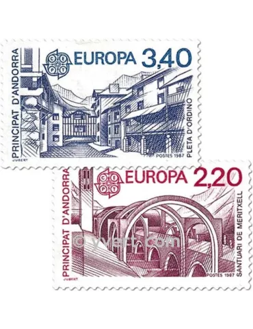 n° 358/359 -  Timbre Andorre Poste