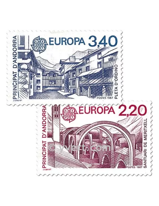 n° 358/359 -  Timbre Andorre Poste