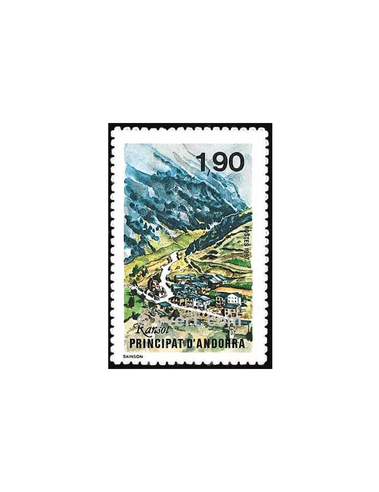 n° 360 -  Timbre Andorre Poste