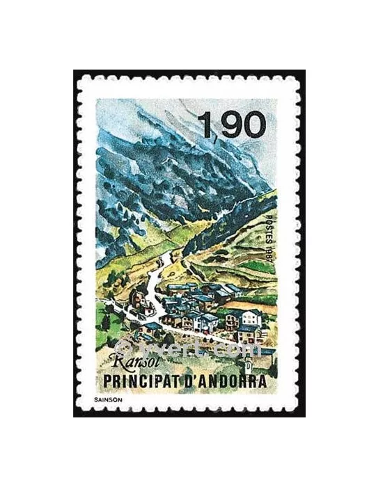 n° 360 -  Timbre Andorre Poste