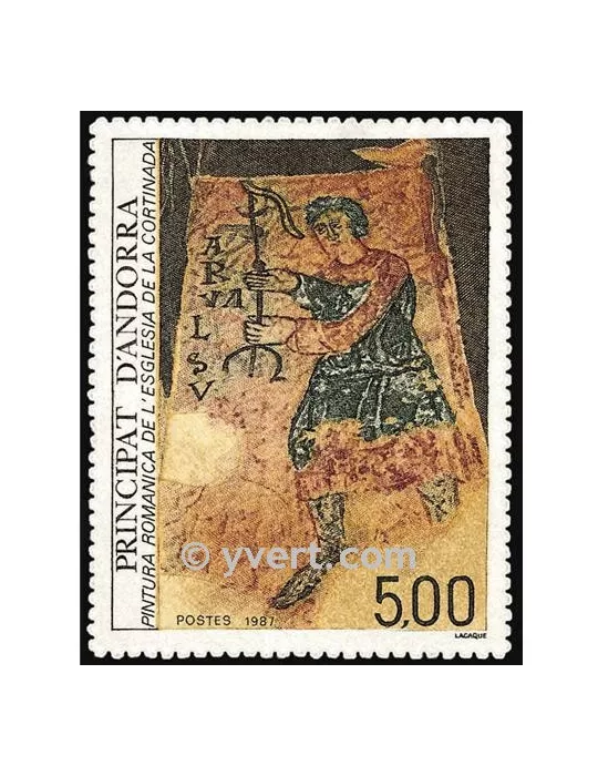 n° 363 -  Timbre Andorre Poste