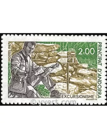 n° 364 -  Timbre Andorre Poste