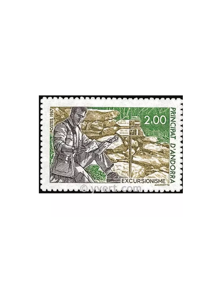 n° 364 -  Timbre Andorre Poste