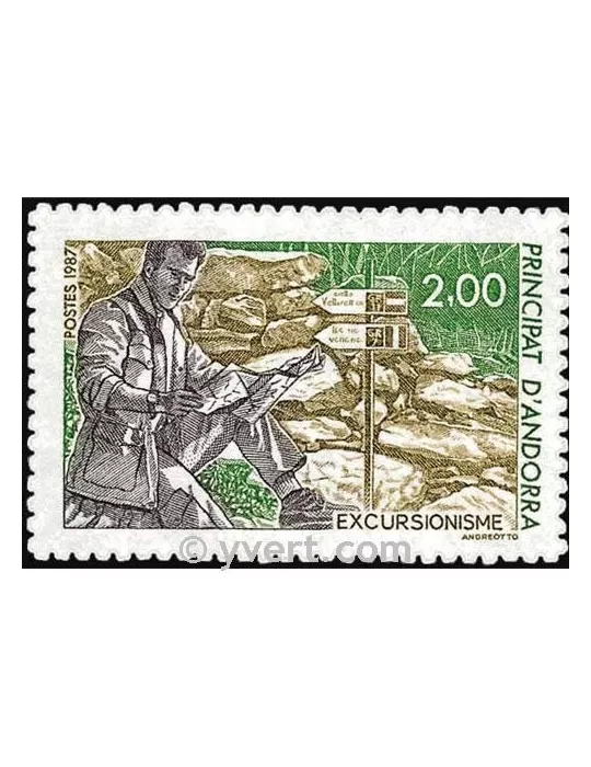 n° 364 -  Timbre Andorre Poste