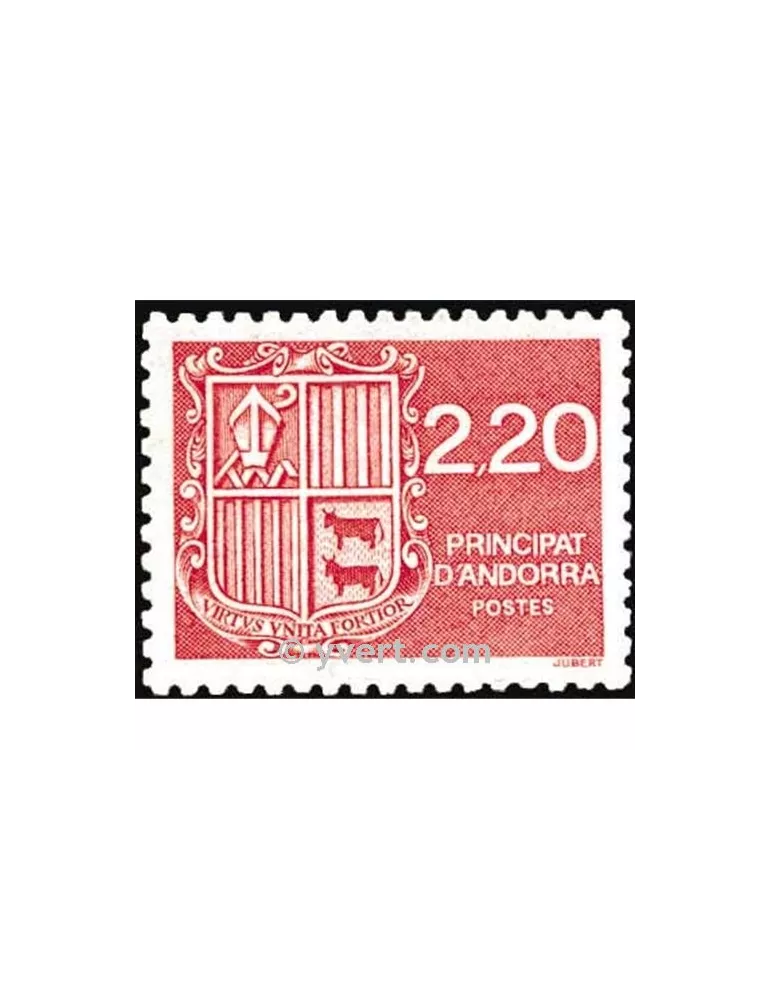 n° 366 -  Timbre Andorre Poste