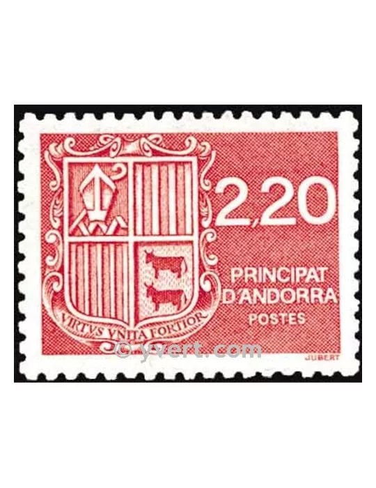 n° 366 -  Timbre Andorre Poste