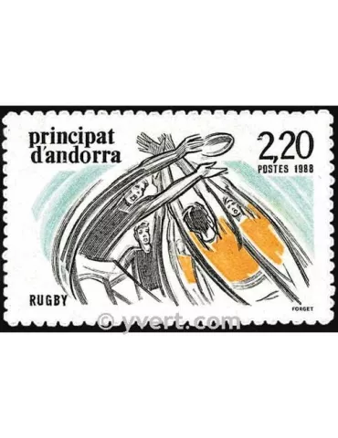 n° 368 -  Timbre Andorre Poste