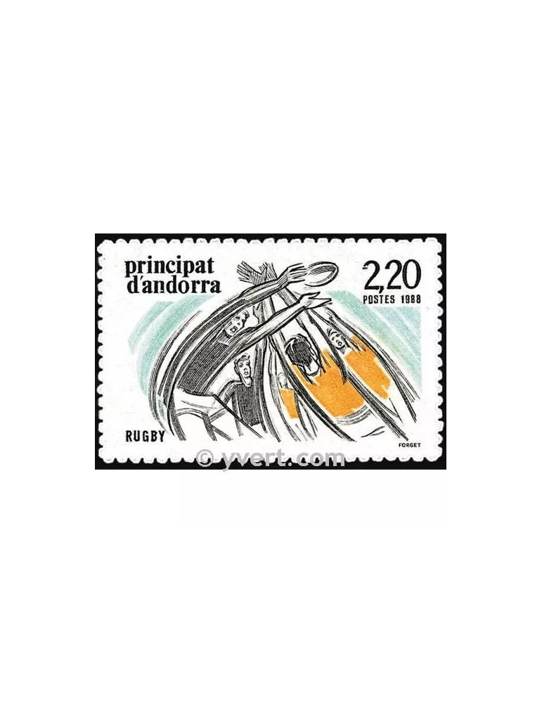 n° 368 -  Timbre Andorre Poste