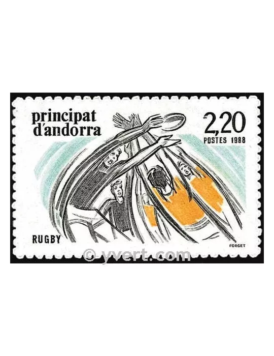 n° 368 -  Timbre Andorre Poste