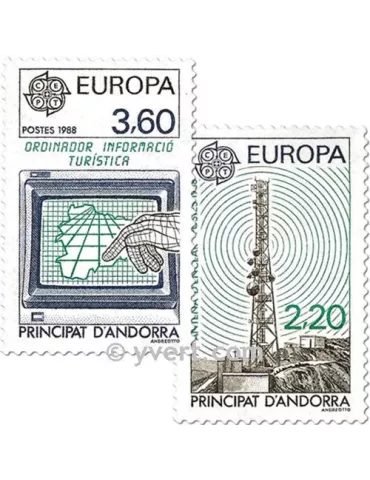 n° 369/370 -  Timbre Andorre Poste
