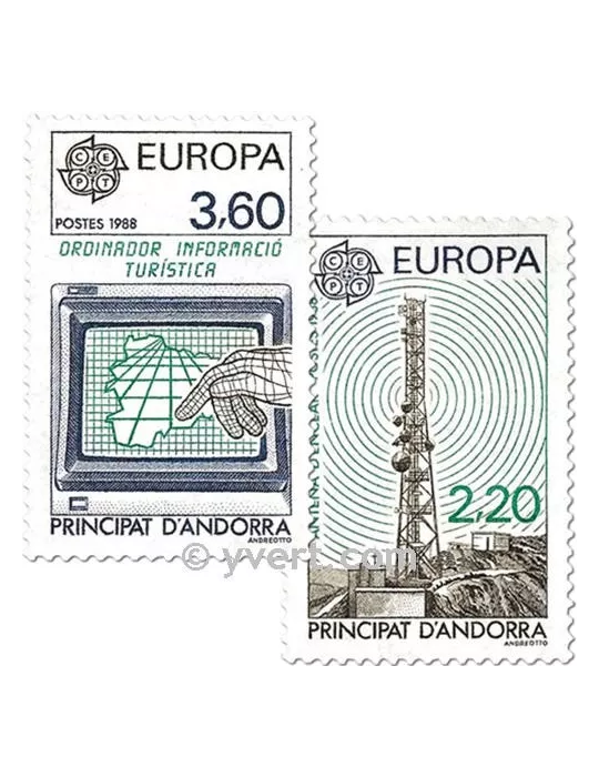 n° 369/370 -  Timbre Andorre Poste
