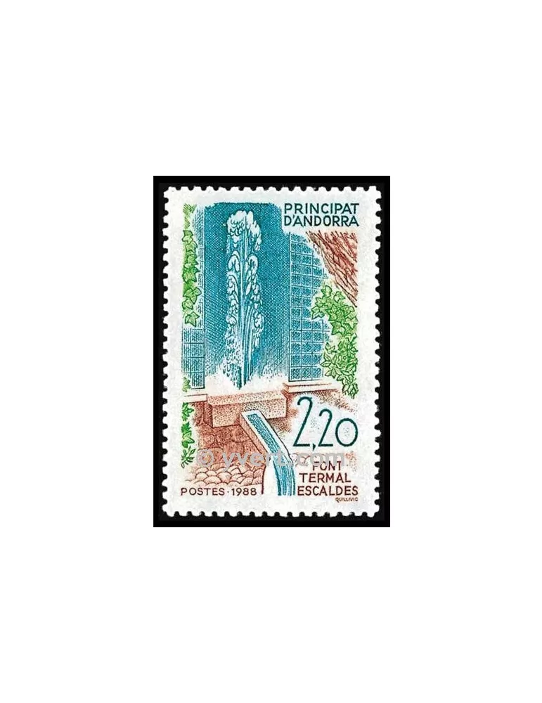 n° 371 -  Timbre Andorre Poste
