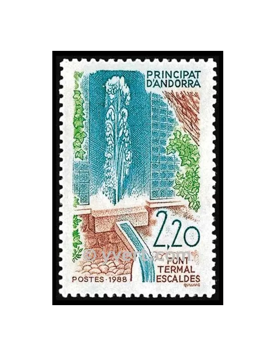 n° 371 -  Timbre Andorre Poste