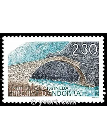 n° 385 -  Timbre Andorre Poste