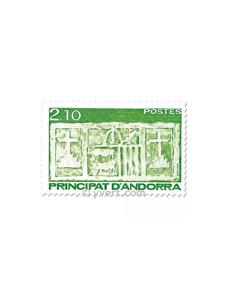 n° 390/391 -  Timbre Andorre Poste