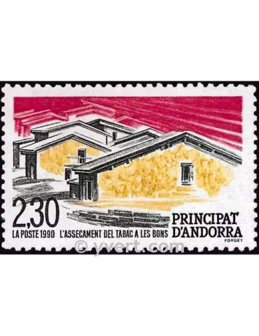 n° 395 -  Timbre Andorre Poste