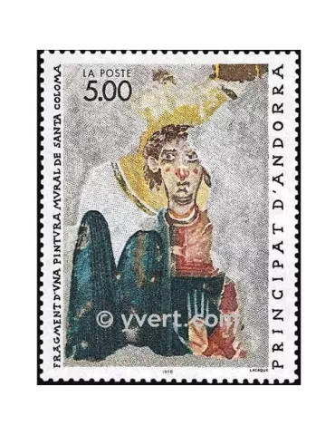 n° 396 -  Timbre Andorre Poste