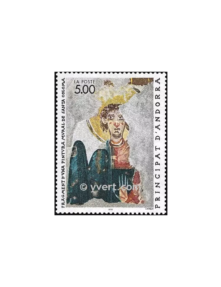 n° 396 -  Timbre Andorre Poste