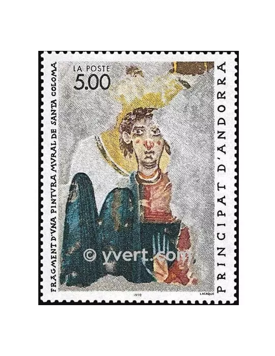 n° 396 -  Timbre Andorre Poste