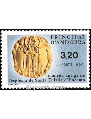 n° 397 -  Timbre Andorre Poste